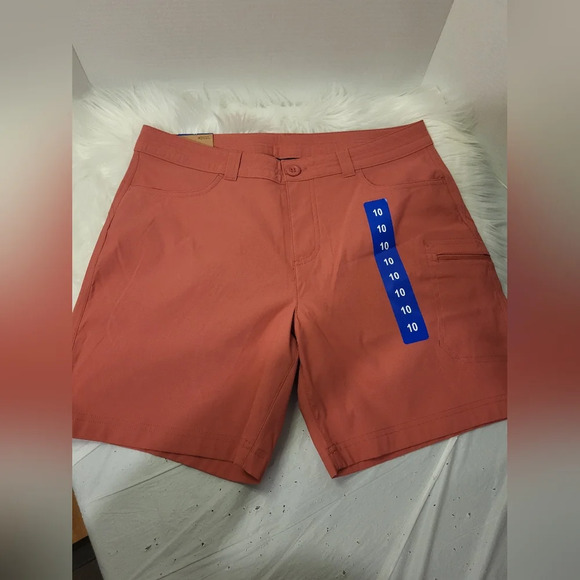 NEW- Eddie Bauer Women's Coral Cargo Shorts, Size 10 (32) - Picture 7 of 8